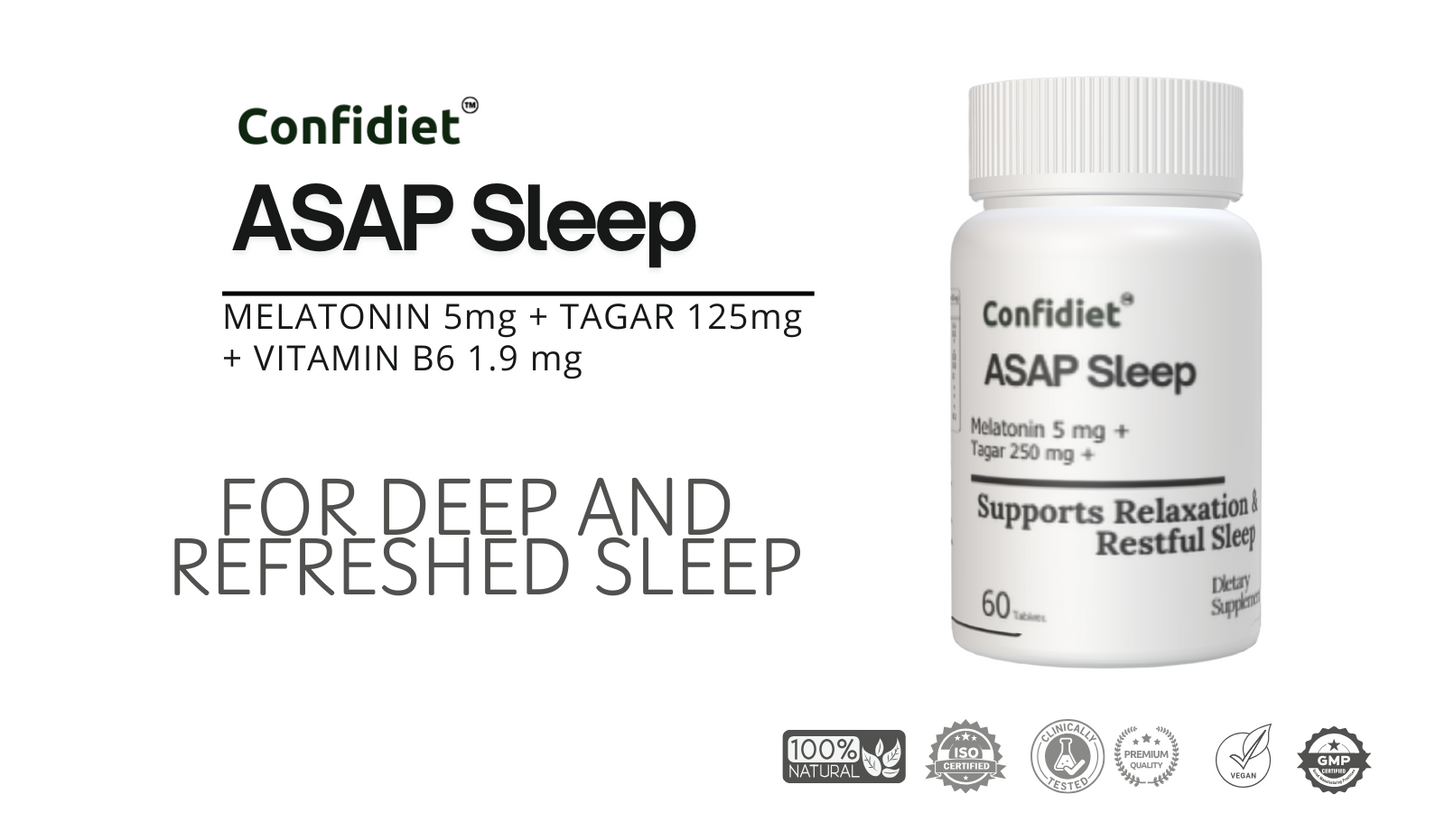 ASAP Sleep Melatonin 10 mg Pills | Sleep Supplement for Better Sleep | Melatonin Tablet for Restful Deep Sleep - 90 Veg Tablets
